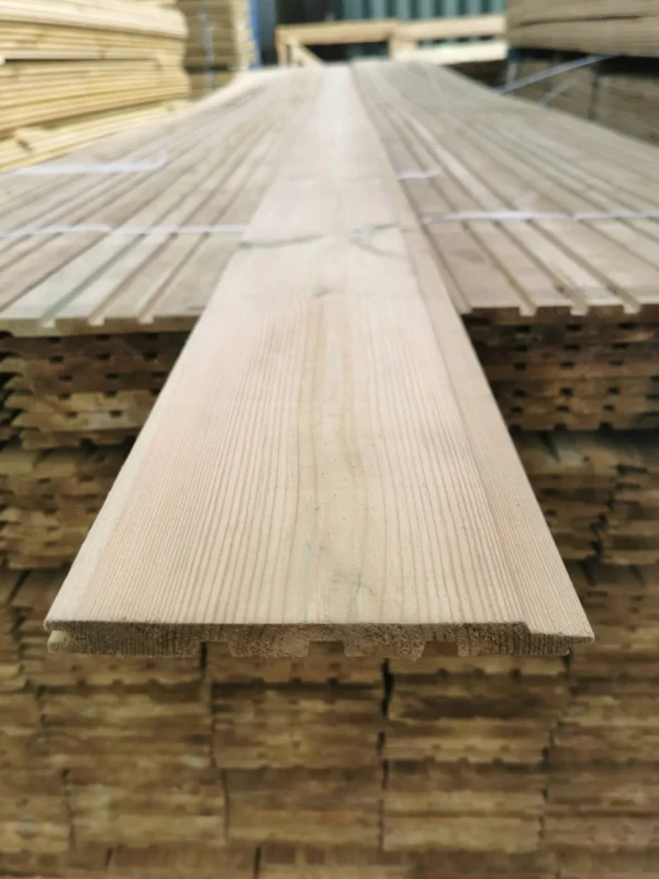 Pinewood Pressure Treated T&G cladding 13mm x 145mm