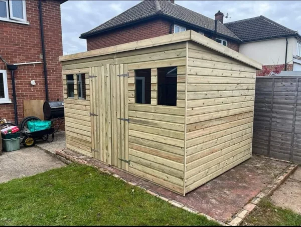 Pinewood Pressure Treated T&G cladding 13mm x 145mm