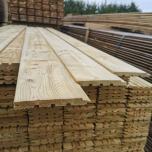 Premium Pinewood Pressure Treated T&G cladding 16mm x 145mm