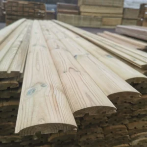 Premium, Pressure Treated Log lap Cladding 22mm x 95mm