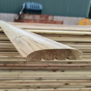 Premium, Pressure Treated Log lap Cladding 27mm x 145mm