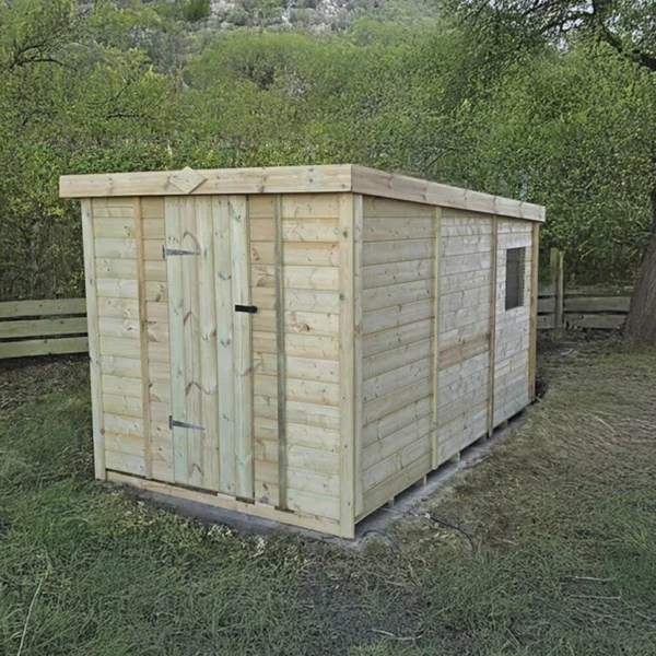 Premium Quality Wooden Garden Pent Roof Sheds