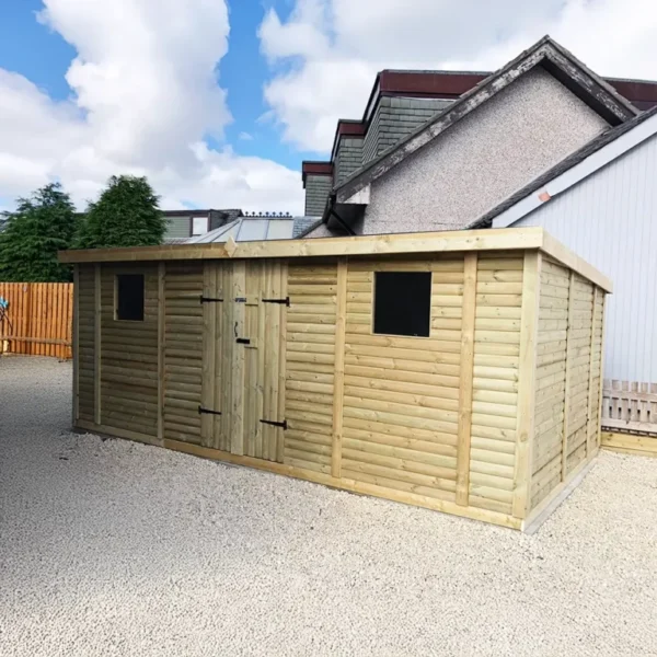 Premium Quality Wooden Garden Pent Roof Sheds