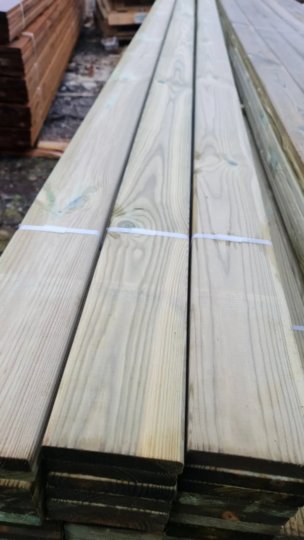 Pressure Treated Smooth Finish Fence Board 19mm×95mm (4×1)