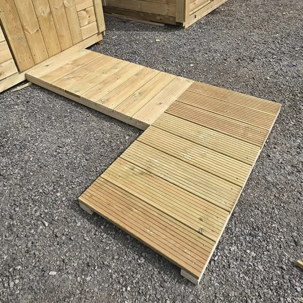 Softwood Decking Walkway