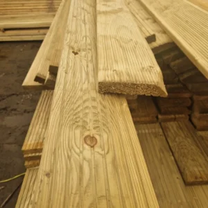 Timber Decking Board Green 28mm×145mm Double sided 2nd class