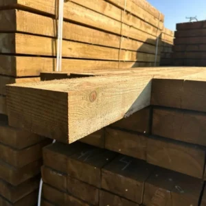 Treated Green Railway sleepers 100mm x 200mm (8×4)