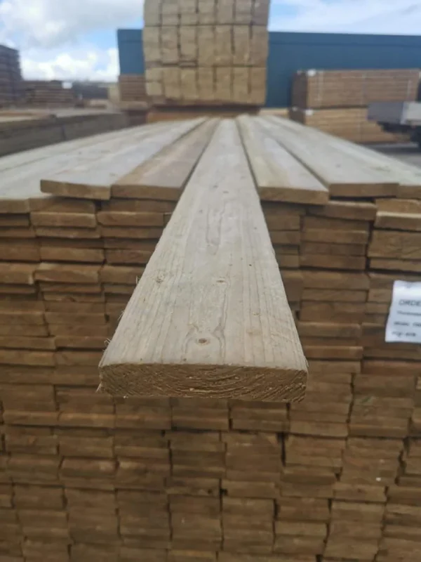 Wood Fence Treated Board 22mm×100mm
